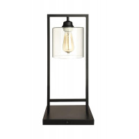 Coaster Furniture 902964 Glass Shade Table Lamp Black